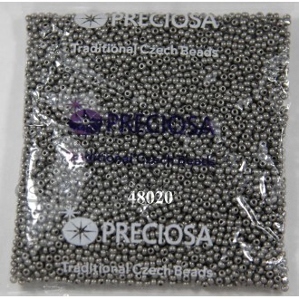 Бисер Preciosa круглый 10/0 цв.48020 (цена за уп/50г) Непрозрачный Блестящий
